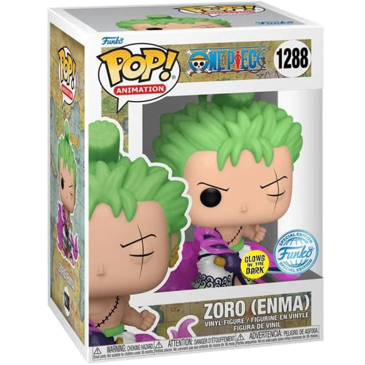 One Piece Funko POP! 1288 Zoro w/ Enma (GW) Exclusive 9 cm Animation