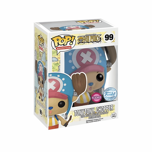 One Piece Funko POP! 99 Tony Tony Chopper Flocked Animation nerd-pug