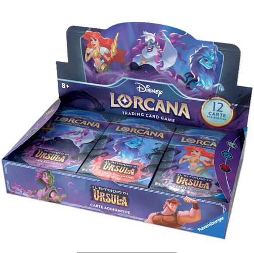 TCG Disney Lorcana - Box 24 Buste - Il Ritorno Di Ursula ITA