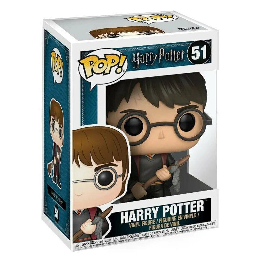 Harry Potter Funko POP! 51 Harry Potter W/Firebolt&Feather Harry Potter