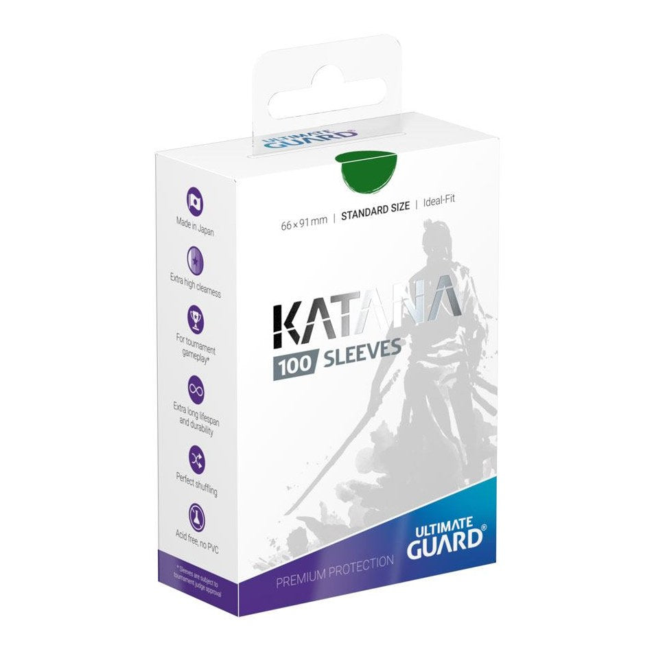 Ultimate Guard Katana Sleeves Standard Size Green (100)