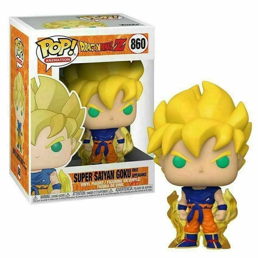 Dragon Ball Funko POP! 860 Super Saiyan Goku First Appearance Animation nerd-pug